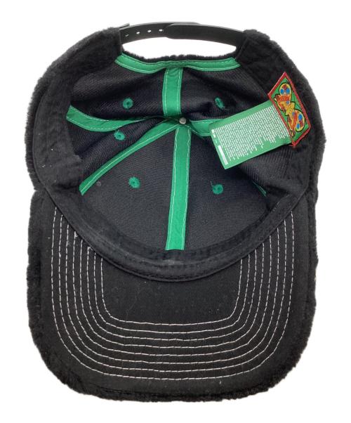 b.Eautiful（ビービューティフル）b.Eautiful (ビービューティフル) b.E Hat / ベロアキャップ ブラックの古着・服飾アイテム