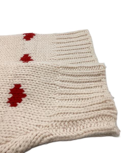 NKNIT（ンニット）NKNIT (ンニット) HEART Pattern Knit アイボリー サイズ:表記無しの古着・服飾アイテム