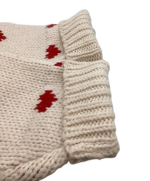 NKNIT（ンニット）NKNIT (ンニット) HEART Pattern Knit アイボリー サイズ:表記無しの古着・服飾アイテム