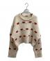 NKNIT（ンニット）の古着「HEART Pattern Knit」｜アイボリー