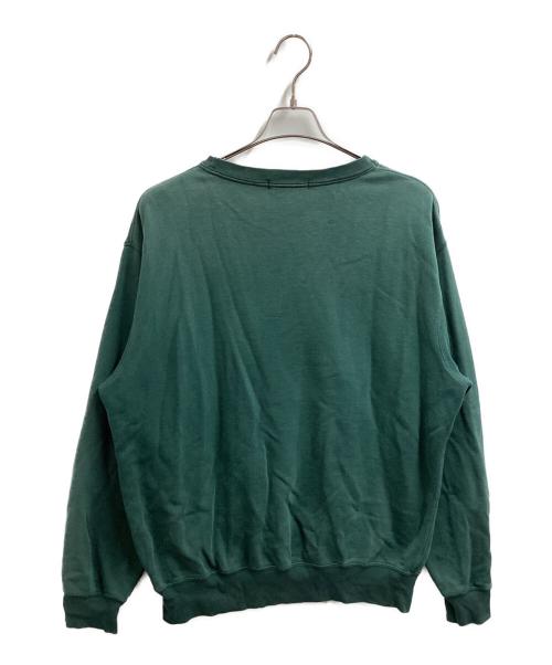 POLO RALPH LAUREN（ポロ・ラルフローレン）POLO RALPH LAUREN (ポロ・ラルフローレン) クルーネックスウェット グリーン サイズ:Mの古着・服飾アイテム