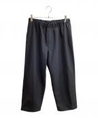 Graphpaperグラフペーパー）の古着「Stretch Double Satin Track Pants / GM231-40061」｜ブラック