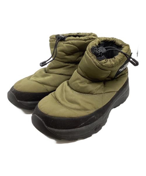 THE NORTH FACE（ザ ノース フェイス）THE NORTH FACE (ザ ノース フェイス) Nuptse Bootie WP Logo Short　/　NF52076 オリーブ サイズ:27cmの古着・服飾アイテム