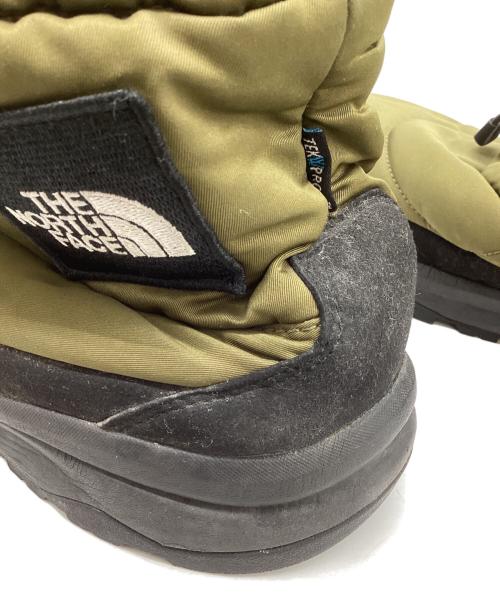 THE NORTH FACE（ザ ノース フェイス）THE NORTH FACE (ザ ノース フェイス) Nuptse Bootie WP Logo Short　/　NF52076 オリーブ サイズ:27cmの古着・服飾アイテム