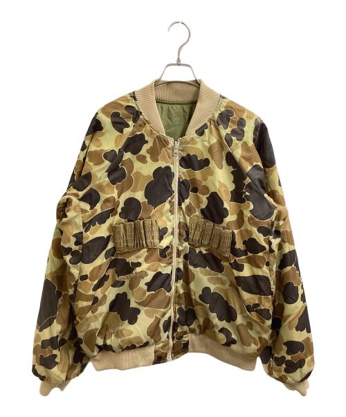 Columbia（コロンビア）Columbia (コロンビア) ダックハンターカモ リバーシブルジャケット オリーブ サイズ:Lの古着・服飾アイテム