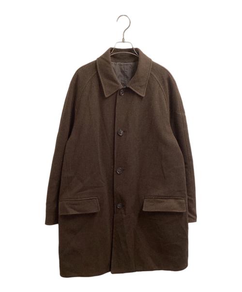 HUGO BOSS（ヒューゴ ボス）HUGO BOSS (ヒューゴ ボス) リバーシブルステンカラーコート ブラウン サイズ:46の古着・服飾アイテム