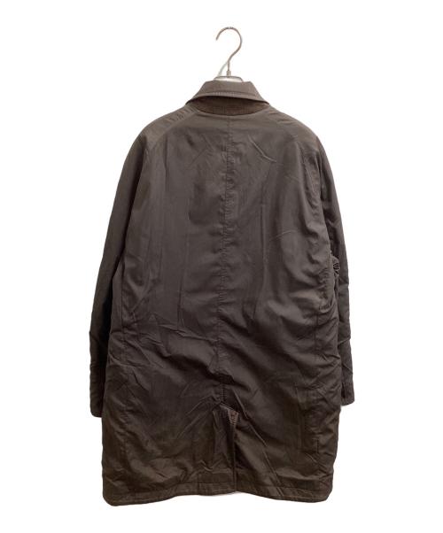 HUGO BOSS（ヒューゴ ボス）HUGO BOSS (ヒューゴ ボス) リバーシブルステンカラーコート ブラウン サイズ:46の古着・服飾アイテム