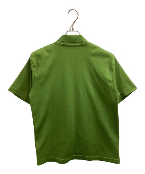 Davinci（ダヴィンチ）Davinci (ダヴィンチ) ストライプニットシャツ　/　70s グリーン サイズ:不明の古着・服飾アイテム