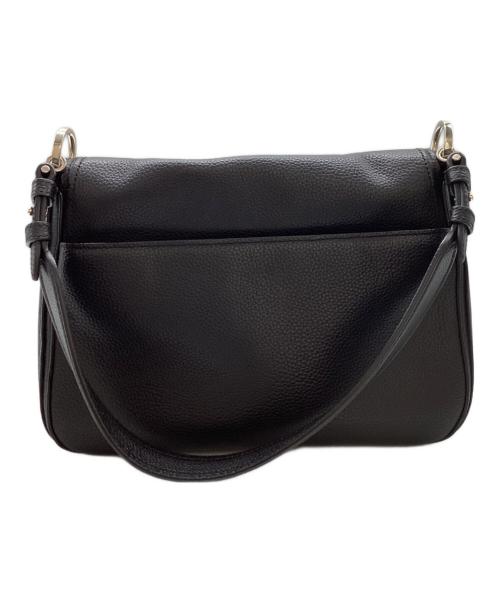 Kate Spade（ケイトスペード）Kate Spade (ケイトスペード) ハドソン ミディアム コンバーチブル フラップ ショルダーバッグ　/　K6577 ブラックの古着・服飾アイテム
