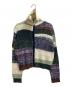 NKNIT（ンニット）の古着「mix color high neck zip knit　/　NKNIT23SS-0190」｜グリーン