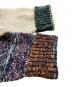 中古・古着 NKNIT (ンニット) mix color high neck zip knit　/　NKNIT23SS-0190 グリーン サイズ:不明：7000円