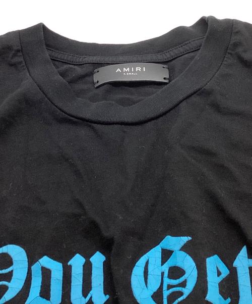 AMIRI（アミリ）AMIRI (アミリ) プリントTシャツ ブラック サイズ:XSの古着・服飾アイテム