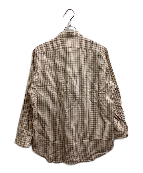 POLO RALPH LAUREN（ポロ・ラルフローレン）POLO RALPH LAUREN (ポロ・ラルフローレン) チェックシャツ / フラップポケット ベージュ サイズ:Lの古着・服飾アイテム