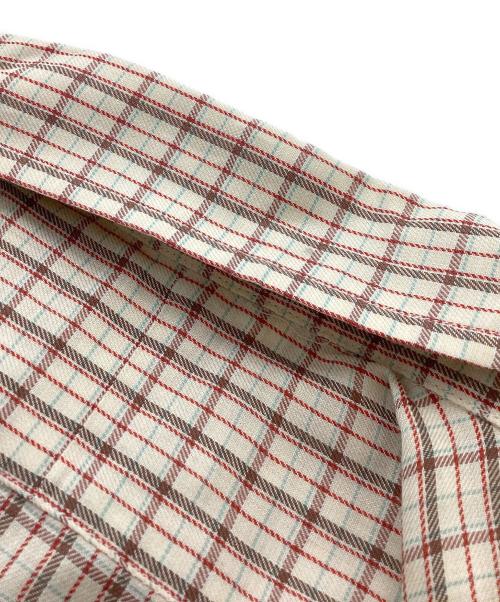 POLO RALPH LAUREN（ポロ・ラルフローレン）POLO RALPH LAUREN (ポロ・ラルフローレン) チェックシャツ / フラップポケット ベージュ サイズ:Lの古着・服飾アイテム