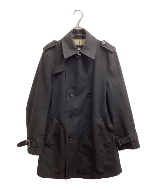 BURBERRY BLACK LABEL（バーバリーブラックレーベル）BURBERRY BLACK LABEL (バーバリーブラックレーベル) トレンチコート ブラック サイズ:Mの古着・服飾アイテム