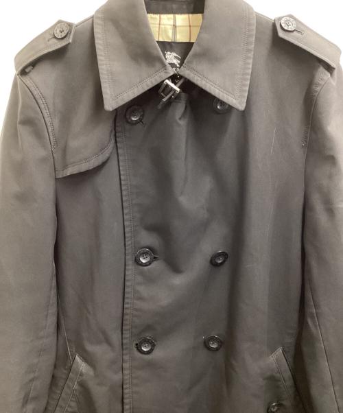BURBERRY BLACK LABEL（バーバリーブラックレーベル）BURBERRY BLACK LABEL (バーバリーブラックレーベル) トレンチコート ブラック サイズ:Mの古着・服飾アイテム