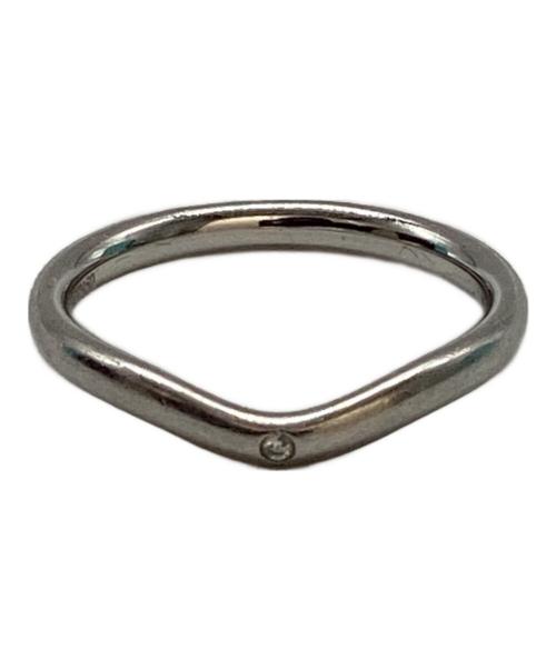 TIFFANY & Co.（ティファニー）Tiffany & Co. (ティファニー) カーブド バンドリング / Pt950 / 	11号 サイズ:11号の古着・服飾アイテム