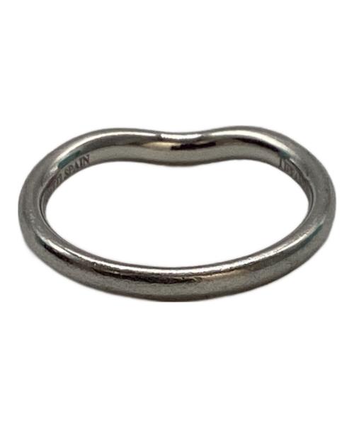 TIFFANY & Co.（ティファニー）Tiffany & Co. (ティファニー) カーブド バンドリング / Pt950 / 	11号 サイズ:11号の古着・服飾アイテム