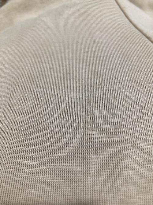 POLO RALPH LAUREN（ポロ・ラルフローレン）POLO RALPH LAUREN (ポロ・ラルフローレン) 異素材切替ジップパーカー ベージュ サイズ:XLの古着・服飾アイテム