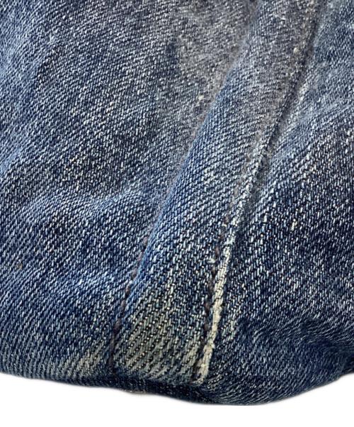 PRADA（プラダ）PRADA (プラダ) デニム カナパM / デニムスタッズトートバッグ　B2642O インディゴの古着・服飾アイテム
