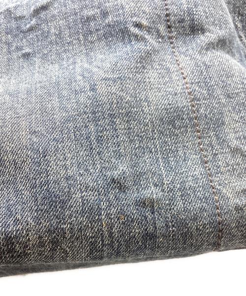 PRADA（プラダ）PRADA (プラダ) デニム カナパM / デニムスタッズトートバッグ　B2642O インディゴの古着・服飾アイテム