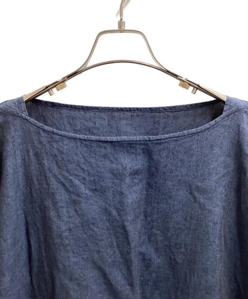 nest Robe（ネストローブ）nest Robe (ネストローブ) リネンワンピース / 01141-1081 ネイビー サイズ:表記無しの古着・服飾アイテム