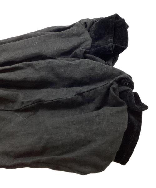 nest Robe（ネストローブ）nest Robe (ネストローブ) コットンベルベットリネンジャケット / 01183-1008-1 ブラック サイズ:Freeの古着・服飾アイテム
