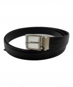 DOLCE & GABBANAドルチェ＆ガッバーナ）の古着「レザーベルト　/　BC4337 BS657 87653」｜ブラック