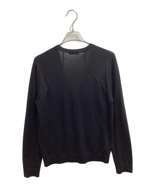BALENCIAGA（バレンシアガ）BALENCIAGA (バレンシアガ) ハイゲージニットカーディガン ブラック サイズ:Sの古着・服飾アイテム