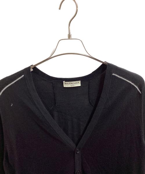 BALENCIAGA（バレンシアガ）BALENCIAGA (バレンシアガ) ハイゲージニットカーディガン ブラック サイズ:Sの古着・服飾アイテム