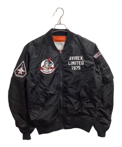 AVIREX（アヴィレックス）AVIREX (アヴィレックス) LIGHT MA-1 TOPHATTERS　/.　783-5952052 ブラック サイズ:Lの古着・服飾アイテム