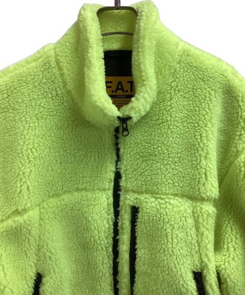FAT（エフエーティー）FAT (エフエーティー) BOTEXフリースジャケット イエロー サイズ:TITCHの古着・服飾アイテム