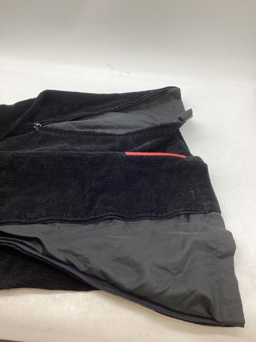 PRADA SPORTS（プラダスポーツ）PRADA SPORTS (プラダスポーツ) 裾ジップコーデュロイパンツ ブラック サイズ:42の古着・服飾アイテム