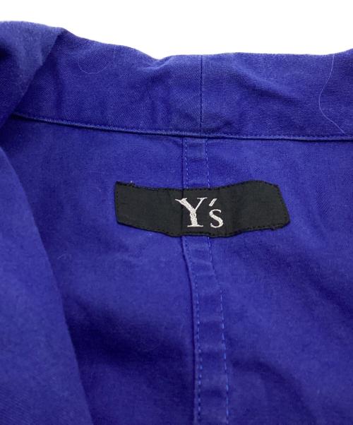 Y's（ワイズ）Y's (ワイズ) コットンテーラードジャケット ブルー サイズ:不明の古着・服飾アイテム