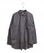BLACK COMME des GARCONSブラックコムデギャルソン）の古着「チェックシャツ」｜ブラック