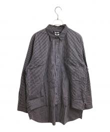 BLACK COMME des GARCONS（ブラックコムデギャルソン）の古着「チェックシャツ」｜ブラック