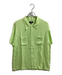 stussy（ステューシー）の古着「CONTRAST PICK STITCHED SHIRT / 1110235」｜イエロー