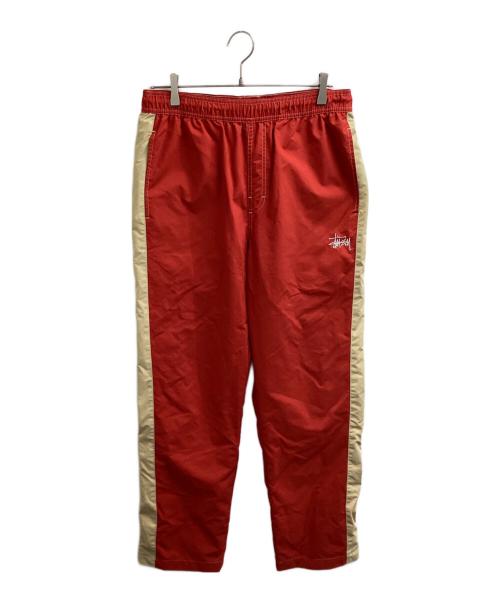stussy（ステューシー）stussy (ステューシー) Panel Track Relaxed Pant / 116491 レッド サイズ:Sの古着・服飾アイテム