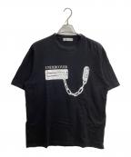 UNDERCOVERアンダーカバー）の古着「チェーンロゴ Tシャツ　/　UC1B3805」｜ブラック