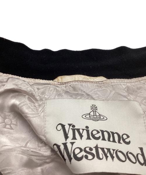 Vivienne Westwood（ヴィヴィアンウエストウッド）Vivienne Westwood (ヴィヴィアンウエストウッド) BERNARDO BOMBER JACKET　/　12-10-422012 ブラック サイズ:Mの古着・服飾アイテム