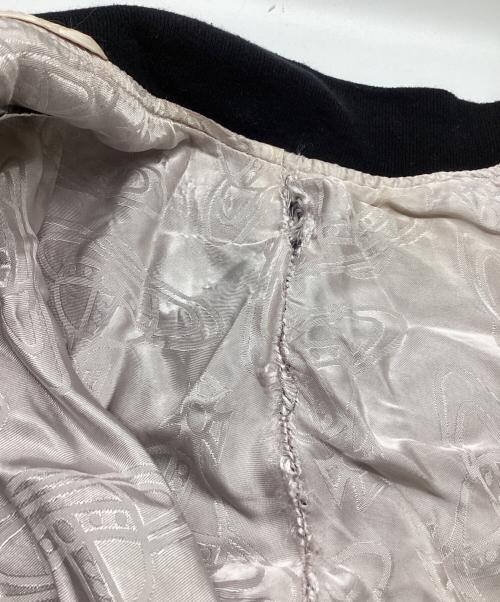 Vivienne Westwood（ヴィヴィアンウエストウッド）Vivienne Westwood (ヴィヴィアンウエストウッド) BERNARDO BOMBER JACKET　/　12-10-422012 ブラック サイズ:Mの古着・服飾アイテム