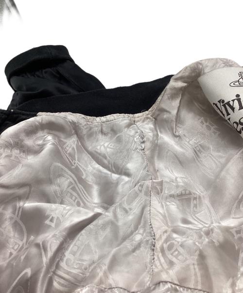 Vivienne Westwood（ヴィヴィアンウエストウッド）Vivienne Westwood (ヴィヴィアンウエストウッド) BERNARDO BOMBER JACKET　/　12-10-422012 ブラック サイズ:Mの古着・服飾アイテム