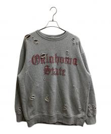 FREAK'S STORE（フリークスストア）の古着「ダメージ加工スウェット / 	233-1219」｜グレー