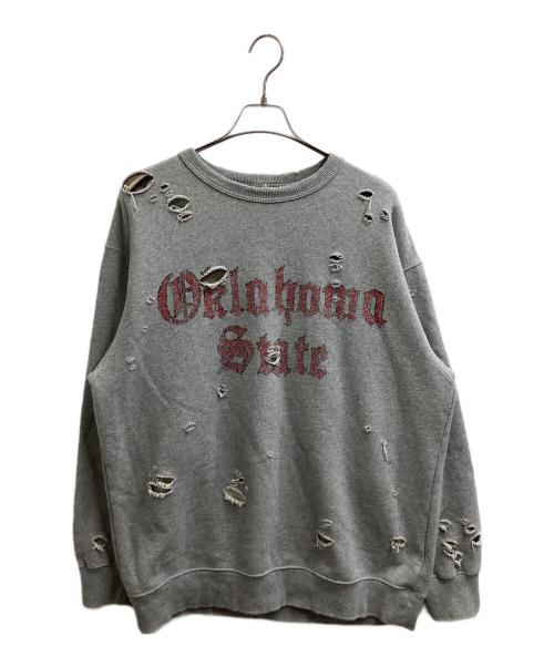 FREAK'S STORE（フリークスストア）FREAK'S STORE (フリークスストア) ダメージ加工スウェット / 	233-1219 グレー サイズ:Lの古着・服飾アイテム