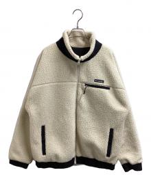 Columbia（コロンビア）の古着「リバーシブルボアジャケット」｜ベージュ×ブラック
