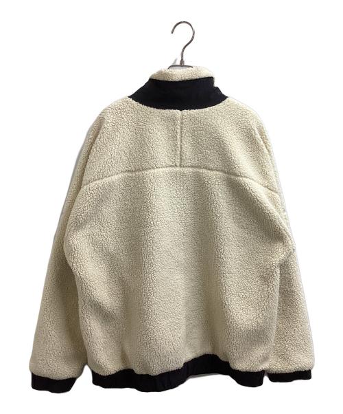 Columbia（コロンビア）Columbia (コロンビア) リバーシブルボアジャケット ベージュ×ブラック サイズ:Lの古着・服飾アイテム