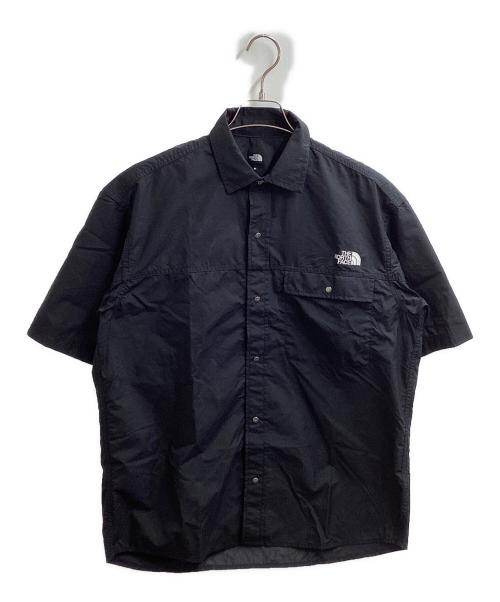 THE NORTH FACE（ザ ノース フェイス）THE NORTH FACE (ザ ノース フェイス) ショートスリーブヌプシシャツ ブラック サイズ:Ｍの古着・服飾アイテム