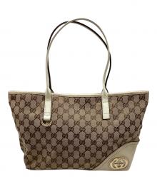 GUCCI（グッチ）の古着「GG キャンバストートバック / 169946」｜ベージュ