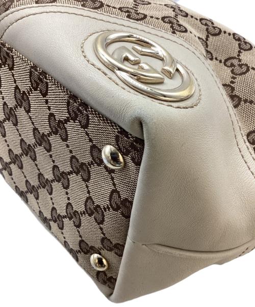 GUCCI（グッチ）GUCCI (グッチ) GG キャンバストートバック / 169946 ベージュの古着・服飾アイテム