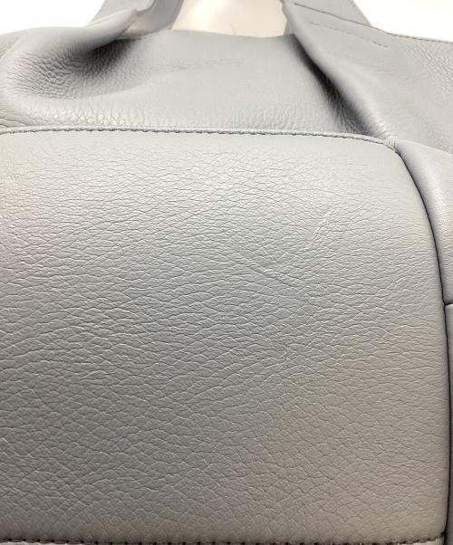 HIROFU（ヒロフ）HIROFU (ヒロフ) レザートートバッグ ブルーの古着・服飾アイテム